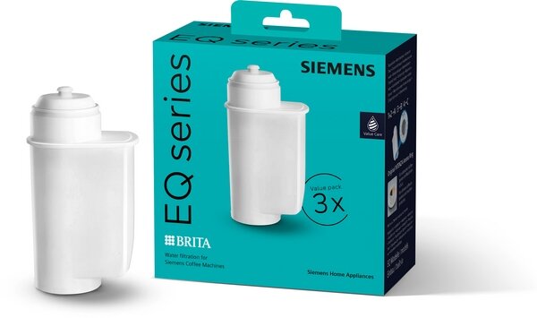 Filtres &agrave; eau Siemens Bosch 17005980 BRITA Intenza pour machines &agrave; expresso enti&egrave;rement automatiques 3x