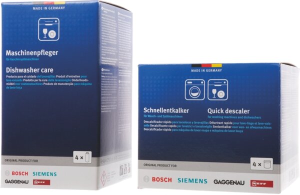 Bosch Siemens 00312268 Set ontkalker onderhoudsmiddel vaatwasmachines