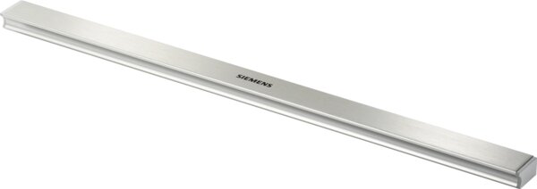 Greeplijst voor afzuigkappen.Geschikt voor: 60cm brede vlakschermkappen.Accessoire nummer: LZ46050.Getest en goedgekeurd accessoire.