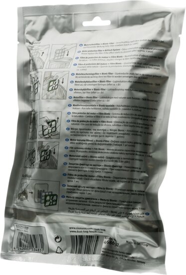 Bosch Siemens 00468637 Bionic AirFresh filter stofzuigers BBZ11BF
