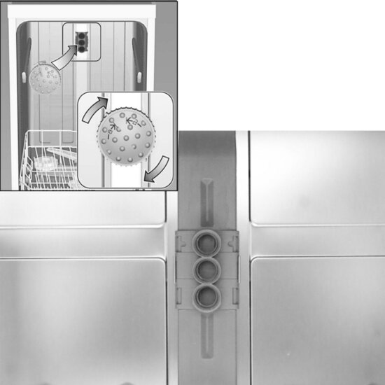 Bosch Siemens 00612114 Backblech-Spr&uuml;hkopf