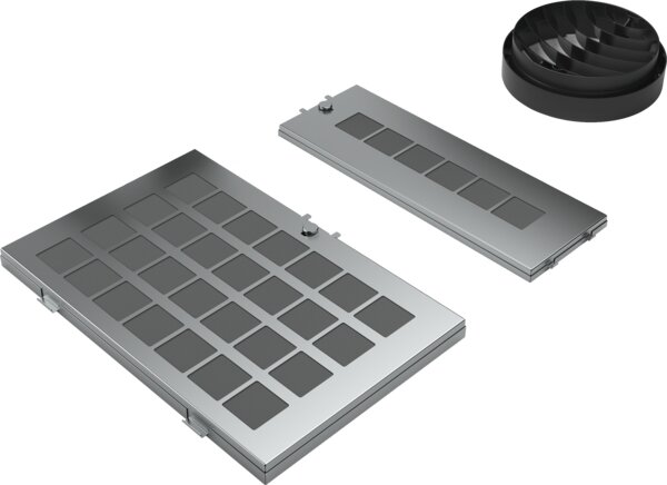 Bosch Siemens 17000785 starter set incl. regenerable carbon filter vertical without using shaft