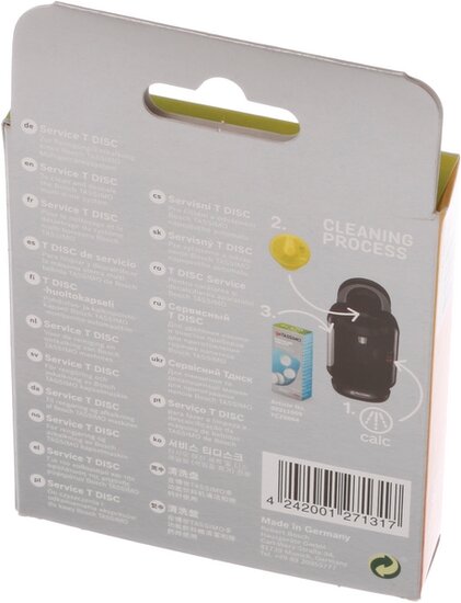 Bosch Siemens 17001490 Tassimo service Tdisc geel