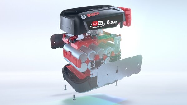 Bosch Siemens 17006570 Power For All accu 18V  5.0Ah