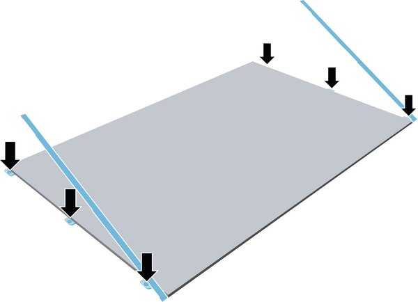 Bosch Siemens 17007826 Flex Design sierlijsten kookplaat Diep Zwart Flex Design Kit 526 cm Diepzwart &eacute;&eacute;n kookplaat