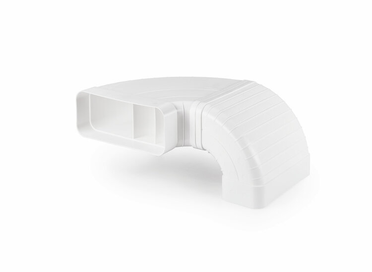 Airpart 4043074 flow 150 set met buizen voor kookplaatafzuiging, Luchtafvoertoebehoren, wit