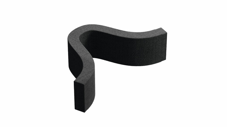 Airpart 4043080 GREENflow OMEGA-filter, Luchtafvoertoebehoren, zwart