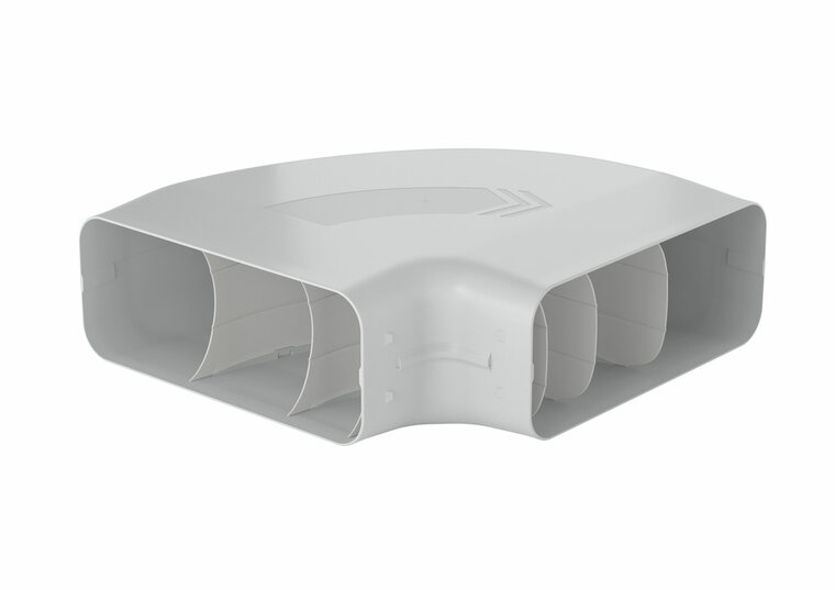 Airpart 4051006 P-RBH 150 buisbocht horizontaal 90&deg;, Verbindingselement, lichtgrijs
