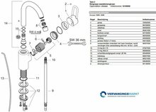 Hansgrohe Talis C 33105000 onderdelen