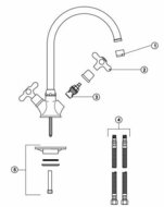 Gessi Ritrovata 4201 onderdelen