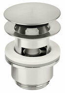 Damixa 2385046 acc wastafel klikplug staal pvd (met overloop uitsparing)
