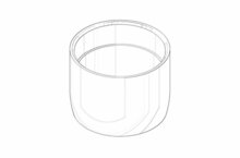 Dornbracht 092301119-06 Kapje/huls platina mat