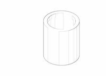 Dornbracht 092102070-06 Kapje/huls platina mat