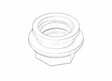 Dornbracht 0423100118890 Bevestiging