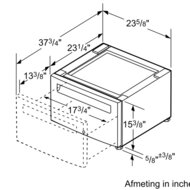 Siemens Bosch 17005339 Riser for dryers with front drawer (pull-out function)