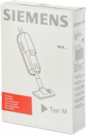 Stofzuigerzakken.Acht hoge absorptie stofzakken.1 Micro-hygi&euml;nefilterGeschikt voor de modellen: VR6&hellip;Accessoire nummer: VZ92M60Getest en goedgekeurd originele stofzak.