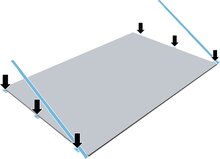 Bosch Siemens 17007826 Flex Design sierlijsten kookplaat Diep Zwart Flex Design Kit 526 cm Diepzwart &eacute;&eacute;n kookplaat