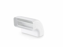 Airpart 4043004 F-RBV 150 buisbocht verticaal 90&deg;, Verbindingselement, wit