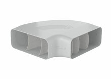 Airpart 4051006 P-RBH 150 buisbocht horizontaal 90&deg;, Verbindingselement, lichtgrijs
