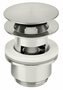 Damixa 2385046 acc wastafel klikplug staal pvd (met overloop uitsparing)