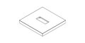 Dornbracht 092771011-00 Rozet chroom