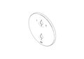 Dornbracht 091102266-06 Rozet platina mat