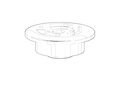 Dornbracht 091101107-06 Rosette platinum matte