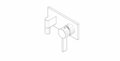 Dornbracht 04110302603-06 Aansluiting platina mat