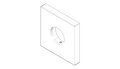 Dornbracht 092778042-00 Rozet chroom