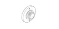 Dornbracht 091212053-00 Bevestiging chroom