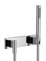 Dornbracht 27818980-00 Douchegarnituur met afdekplaat chroom