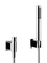 Dornbracht 27809985-00 Shower set with rosettes with flow control chrome