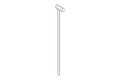 Dornbracht 04208903080-00 Trekstang/-knop chroom
