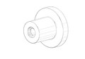 Dornbracht 081789505-06 Halterung platin matt