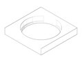 Dornbracht 092778007-00 Rozet chroom