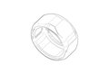 Dornbracht 092330010-00 Fixation chrome