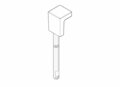 Dornbracht 04207803080-00 Trekstang/-knop chroom