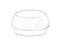 Dornbracht 092404147-00 Fixing chrome
