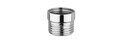 Dornbracht 12202979-00 Adapter voor doucheuitlaat 3/8&quot; x 1/2&quot; chroom