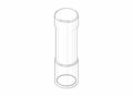 Dornbracht 093109056-06 Trekstang/-knop platina mat
