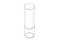 Dornbracht 093109056-00 Trekstang/-knop chroom