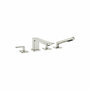 Dornbracht 27512710-06 4-gats badmengkraan voor badrand- en tegelrandmontage platina geborsteld